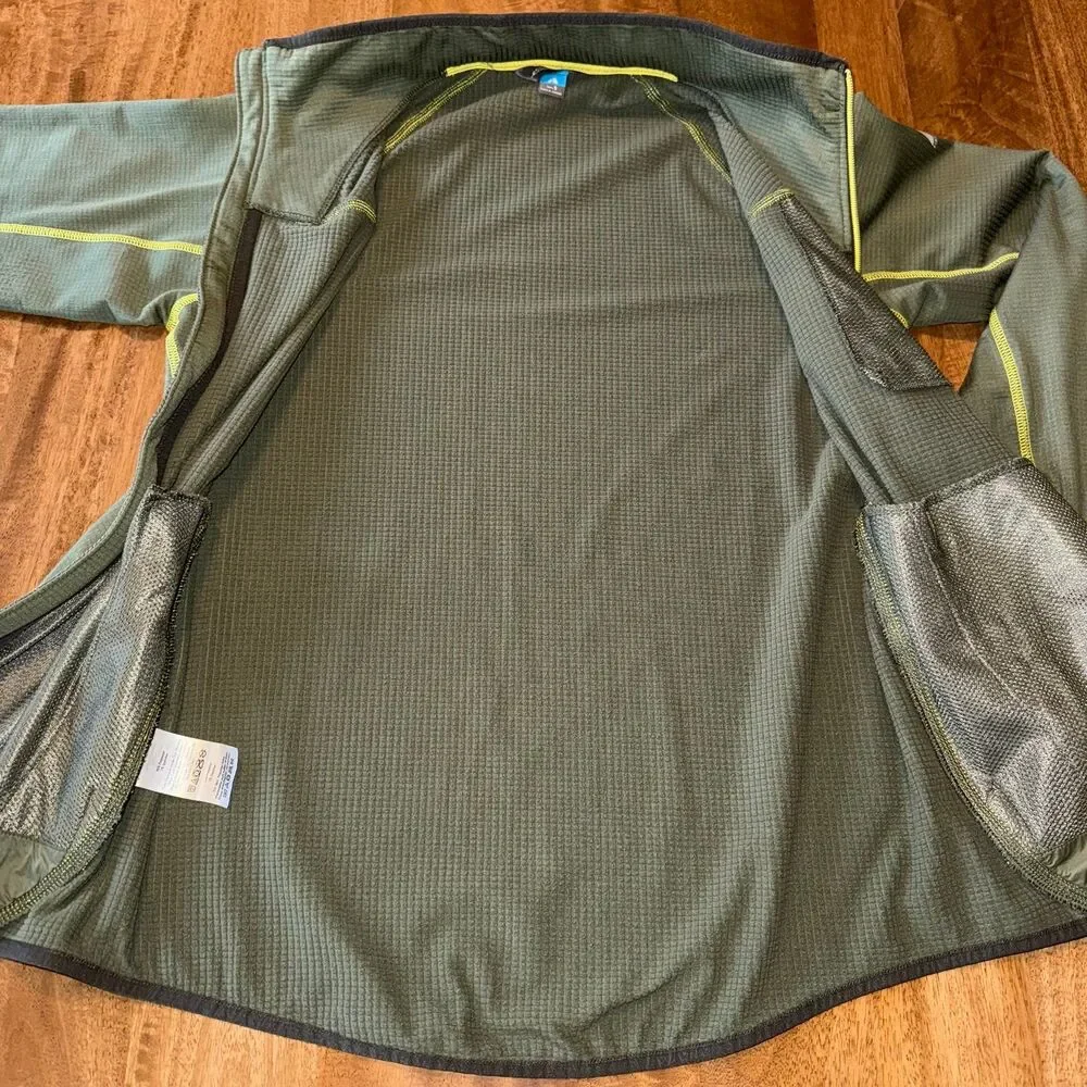 Eddie Bauer Jacket First Ascent Free heat Hiking Full Zip Men Size Small